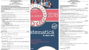 Bacalaureat 2018, sesiunea de toamnă. Rezolvarea subiectelor la matematică