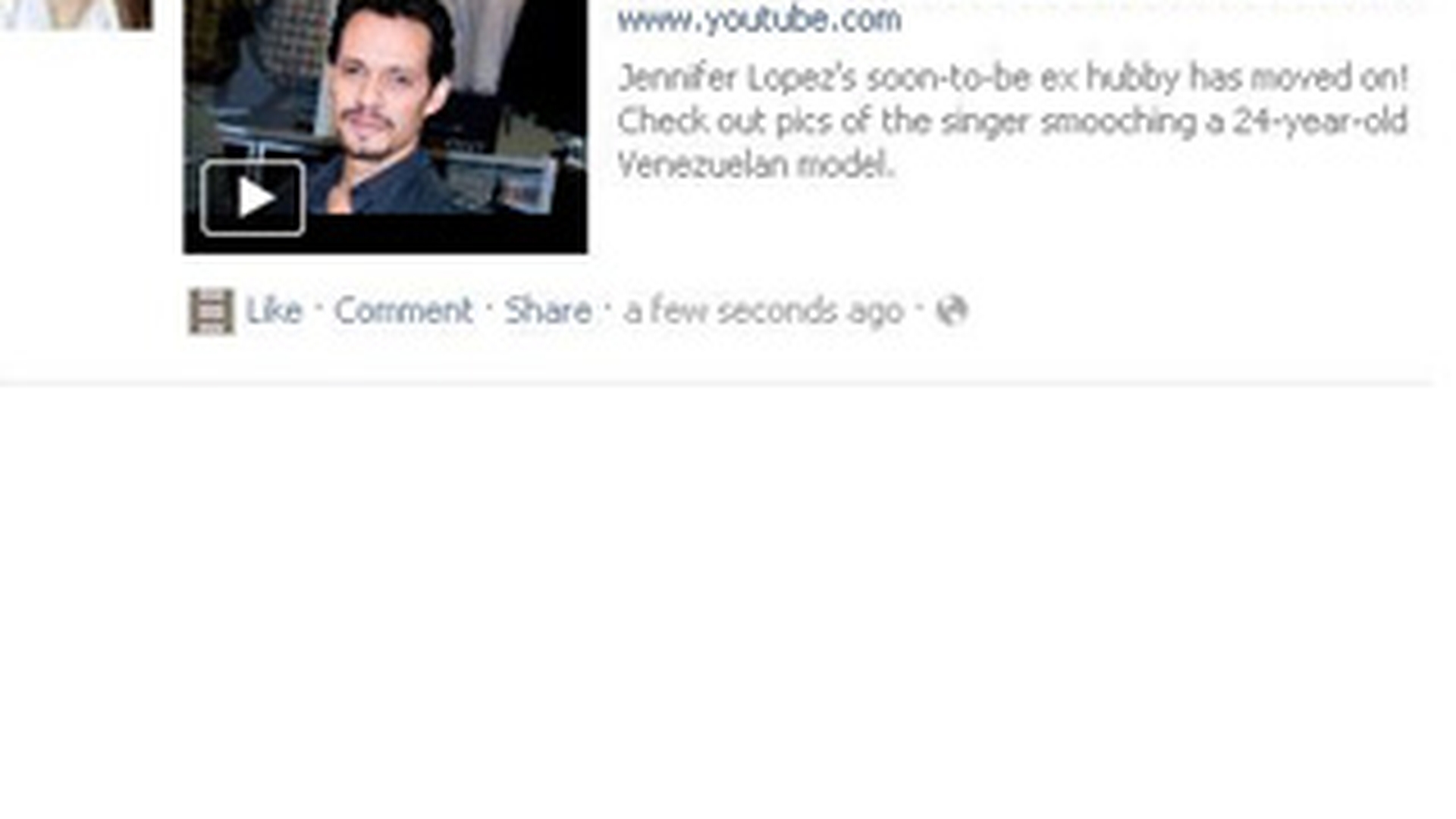 Jennifer Lopez nu este deranjata de noua relatie a lui Marc Anthony! Uite ce a postat pe pagina ei de Facebook!