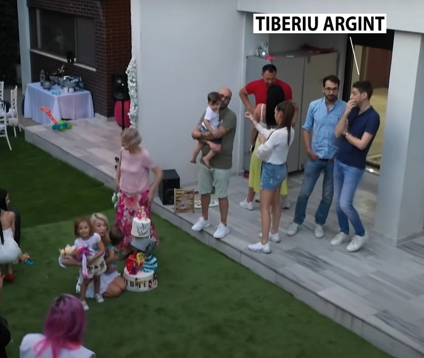 Tiberiu Argint, extrem de discret la petrecerea Andreei