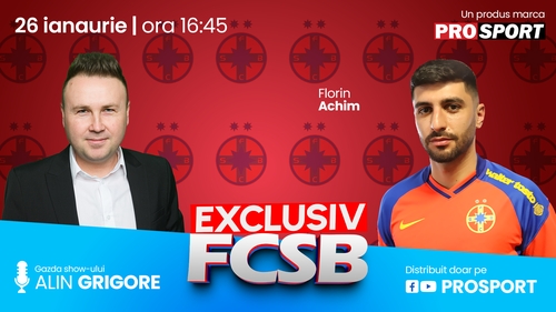 „EXCLUSIV FCSB”, o producție marca ProSport, revine în această seară cu o nouă ediție incendiară, de la ora 16:45, pe canalul de YouTube ProSport și pe pagina de Facebook ProSport