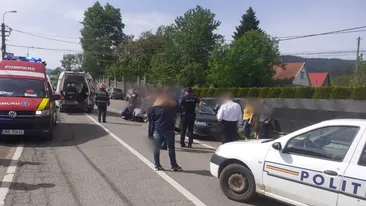 Accident grav la Putna! O mașină a intrat în pietoni. FOTO