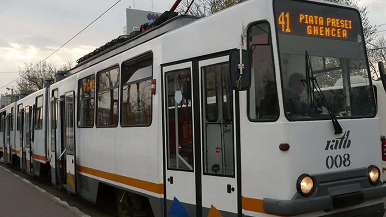 Linia tramvaiului 41, blocată! Ce s-a întâmplat în această dimineaţă în Capitală
