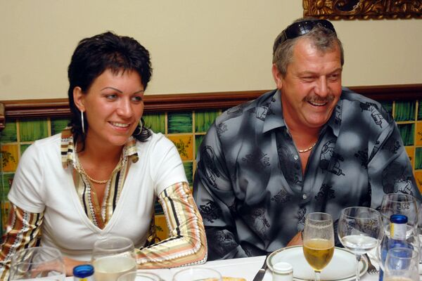 Helmuth Duckadam, alături de actuala sa soție, Alexandra Licar