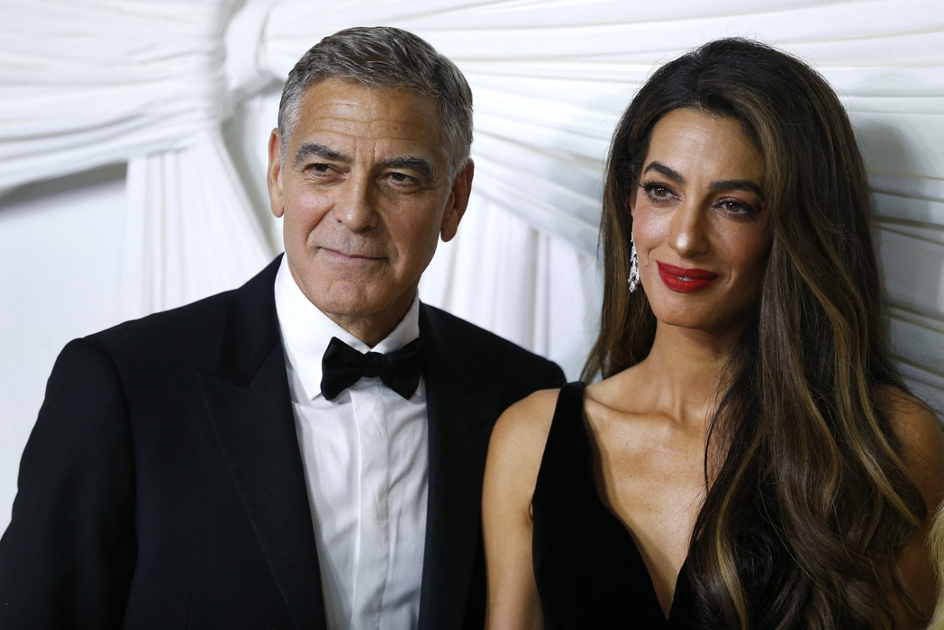 George și Amal Clooney. Sursa foto: Profimedia