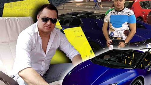 Edy Chioru al lui Ticuță își caută de treabă prin oraș cu un Lamborghini de 400.000 €!