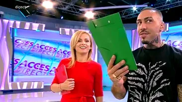 Simona Gherghe, la un pas să fie accidentată din vina lui Alex Velea. Ce s-a întâmplat în platoul de la “Acces Direct”