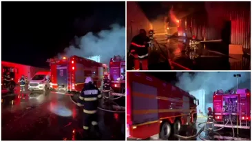 Incendiu la Dragonul Roșu din București! Flăcările mistuie totul în calea lor. Imagini VIDEO