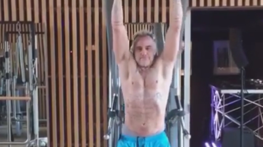 Celebrul GIANLUCA a intrat în sala de sport pentru a se antrena, iar ce a urmat e incredibil!