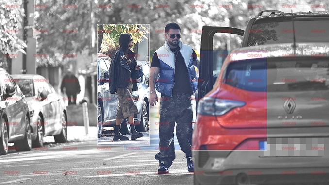 Cum au fost fotografiați Mario Fresh și iubita lui, Miruna, pe străzile Capitalei. El „meșterește, ea se dichisește”