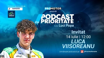 Podcast ProMotor #78 îl are ca invitat pe Luca Viișoreanu, pilotul adolescent care reprezintă România în Formula 4