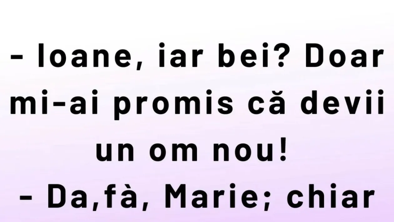BANCUL DE DUMINICĂ | ”Ioane, iar bei?!”