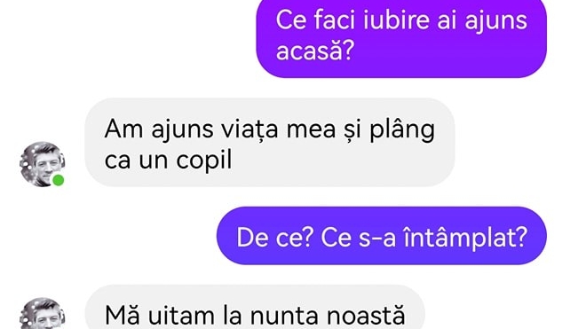 BANC | Discuție între un el și o ea: ”Ce faci, iubire, ai ajuns acasă?”