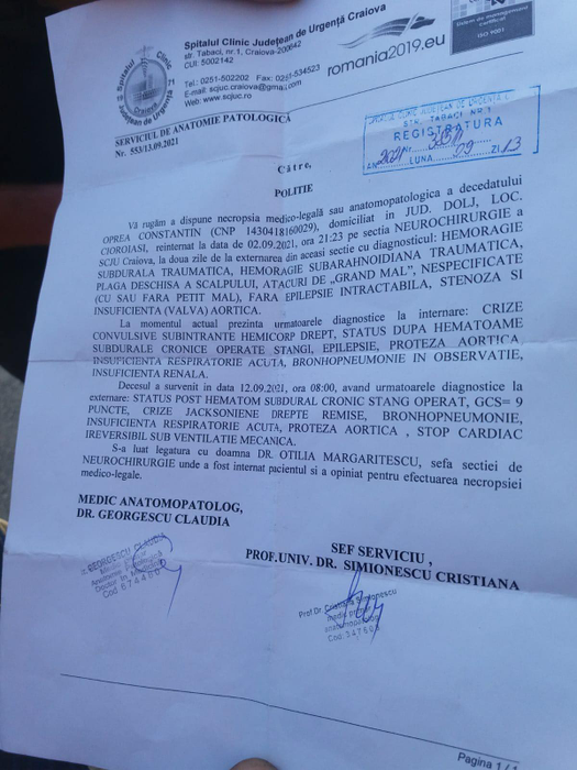 Un bărbat a fost declarat mort, deși trăiește. Rudele ”decedatului” au trăit șocul vieții atunci când au ajuns la morgă