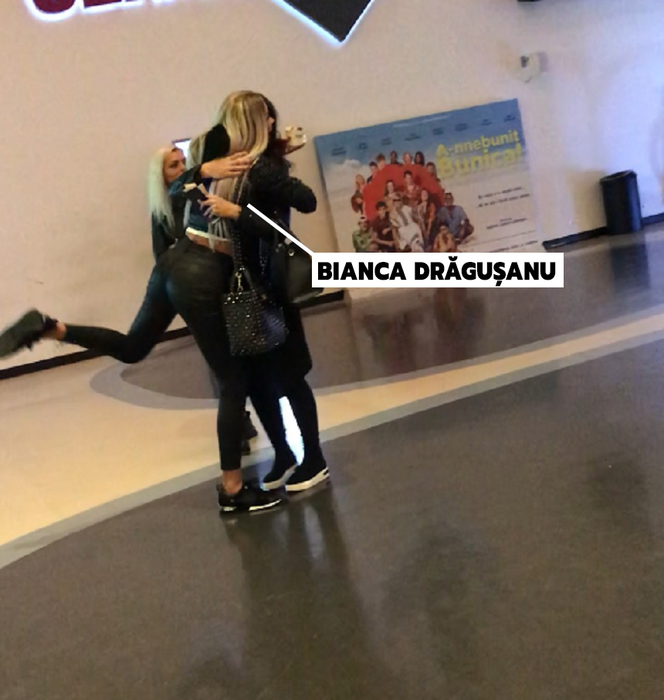 Bianca Drăgușanu a ieșit cu fetele la film