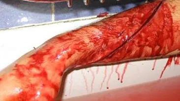 VIDEO O eleva si-a taiat venele in timp ce ii dadea SMS de adio iubitului