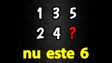 Test IQ exclusiv pentru genii | Care număr lipsește? Nu, nu este 6