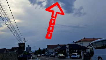 Apariție controversată pe cer, în Vatra Dornei. Ce a fotografiat un localnic