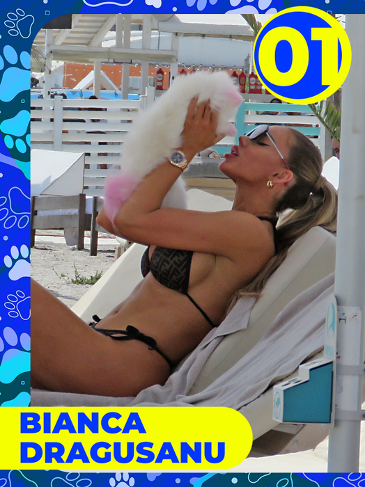 Top 25 vedete care și-au etalat costumele de baie, dar cățeii lor au făcut senzaţie! Delia, Bianca Drăgușanu sau Lora, eclipsate de patrupezi la malul mării
