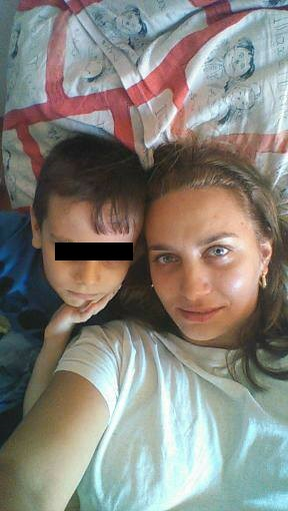 Andreea Țurlea și fiul ei. Sursa foto: Facebook