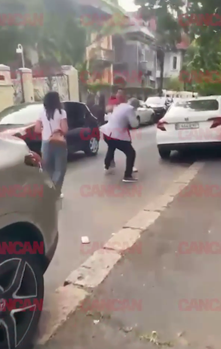 Scandal în plină stradă!