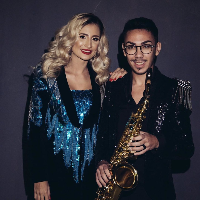 Armin Nicoară, alături de iubita lui, Claudia Puican