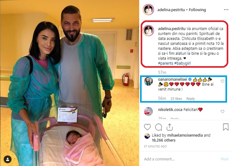 Alături de soțul ei, Adelina Pestrițu, mărturisire emoționantă: “Vă anunțăm oficial că suntem din nou părinți”. Prima poză cu bebelușul