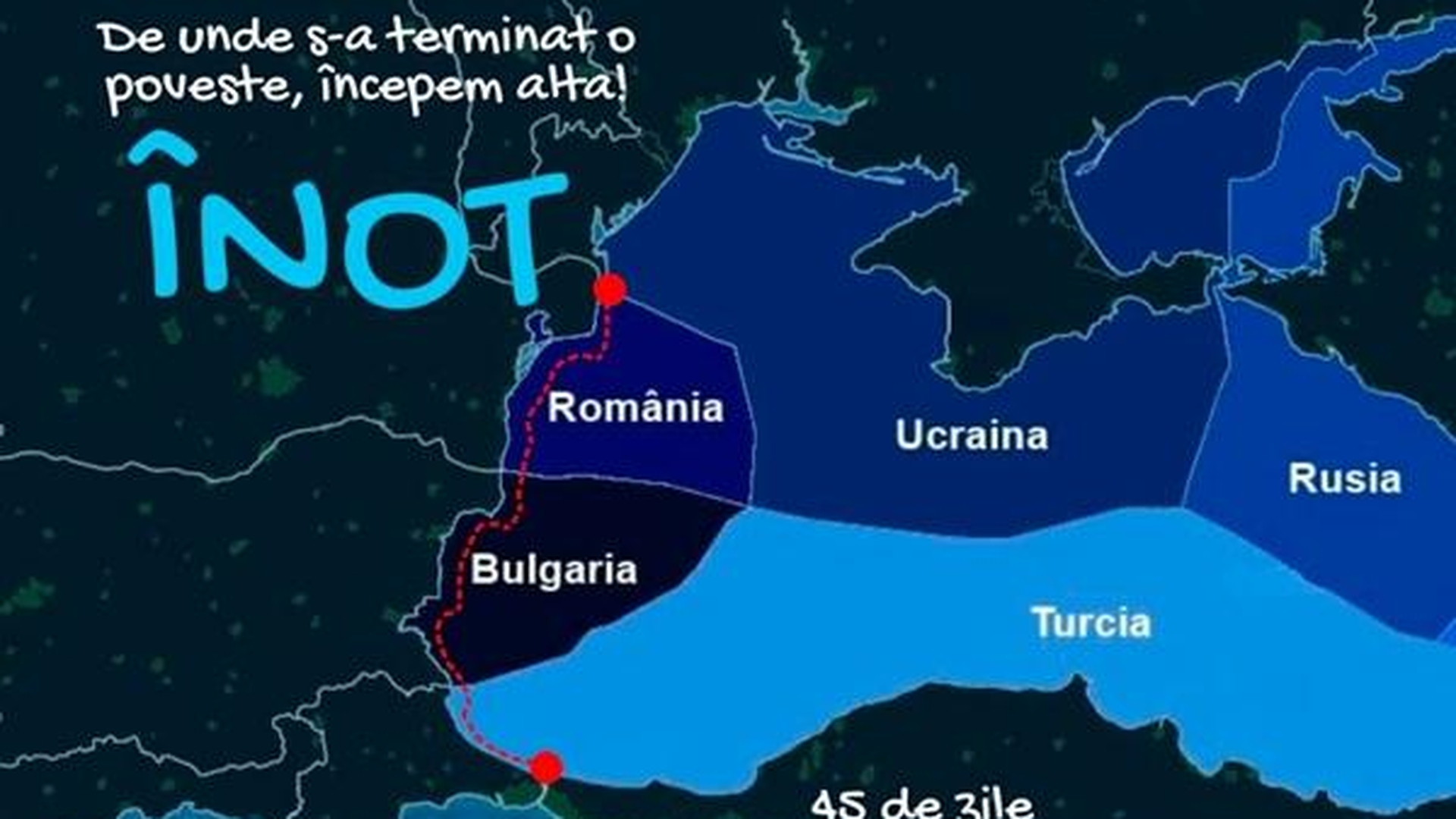 Avram Iancu va înota 630 de kilometri pentru a demonstra că ADN-ul românesc este puternic