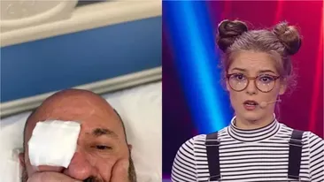 Cum a reacţionat Doina Teodoru, după ce l-a văzut pe Cătălin Scărlătescu în spital, cu un ochi pansat: Sunt la filmări...