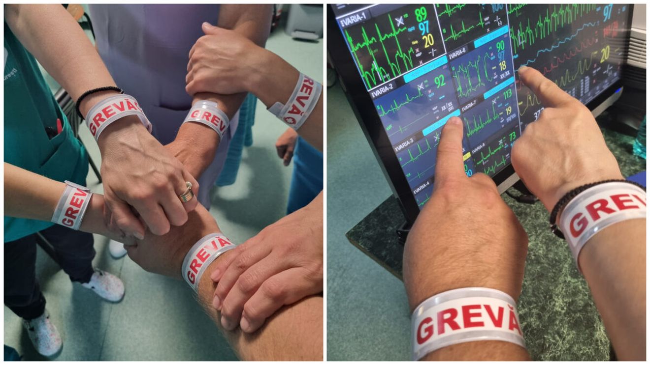 Grevă în sistemul sanitar din data de miercuri, 7 iunie. Ce revendicări au sindicaliștii pentru angajații din spitale