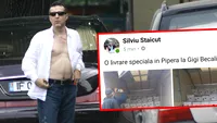 Am o livrare specială pentru Gigi Becali. Ce pachet a găsit latifundiarul la poarta vilei sale din Pipera