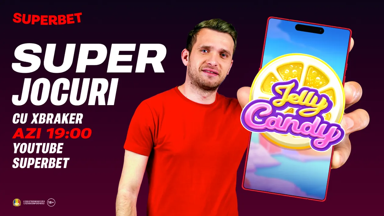 (P) Ce faci de la ora 19:00? Hai pe YouTube Superbet, în live-ul dedicat SuperJocurilor de casino