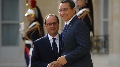 La invitatia presedintelui Frantei, premierul Victor Ponta a fost la reuniunea liderilor europeni social-democrati