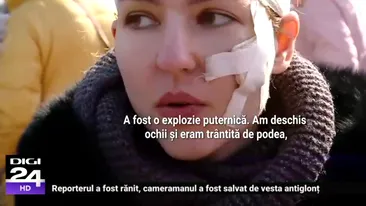 Tânără din Ucraina, mărturie după ce a scăpat cu viață dintr-o explozie: “Am deschis ochii și eram acoperită de cioburi, sângeram la cap și la față”