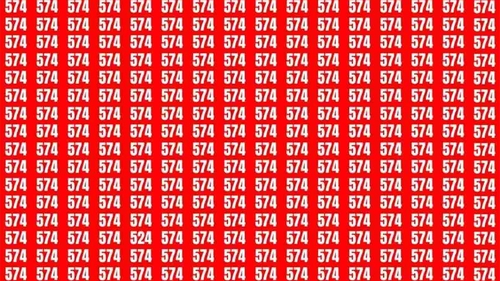 Test de perspicacitate | Găsiți numărul 524 în maximum 8 secunde!