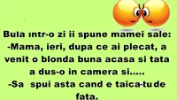 BANC | Bulă și blonda bună