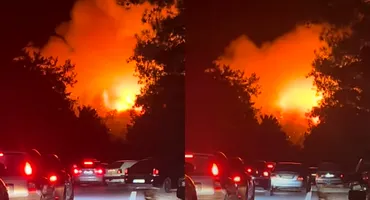 Stare de ALERTĂ în Thassos, insula preferată a românilor. Incendiu violent izbucnit noaptea trecută
