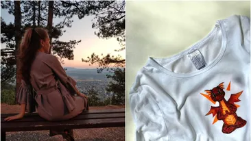 O tânără din Ucraina, refugiată la Târgoviște, a lansat o linie de tricouri personalizate pentru a-și croi un nou viitor