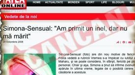 "Am declarat si la Libertatea ca ma marit, dar au vrut sa scrie altfel"