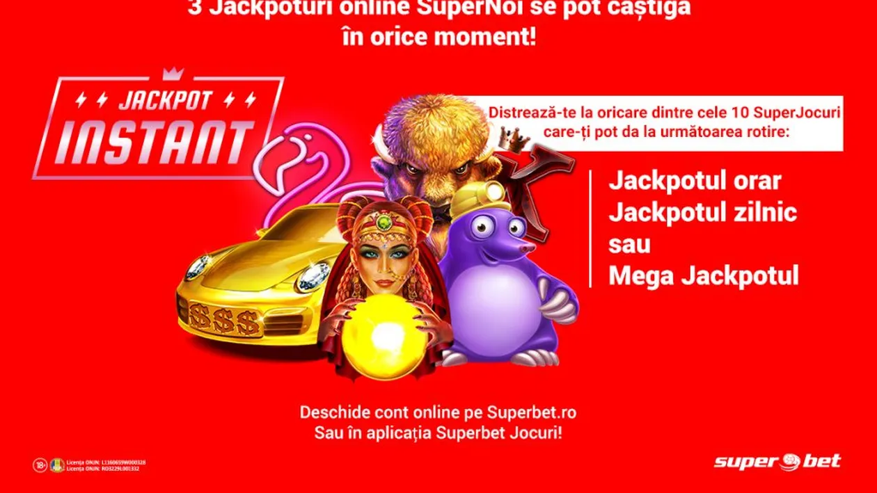 Tot ce trebuie să știi despre Jackpotul Instant din cazinoul Superbet