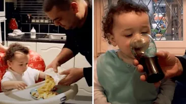 Doi părinți, puși la zid pentru că și-au hrănit bebelușul, zilnic, cu pizza, burgeri, cartofi prăjiți și Coca-Cola