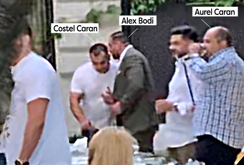 Alex Bodi și Caranii, la o petrecere (Foto: CANCAN.RO)