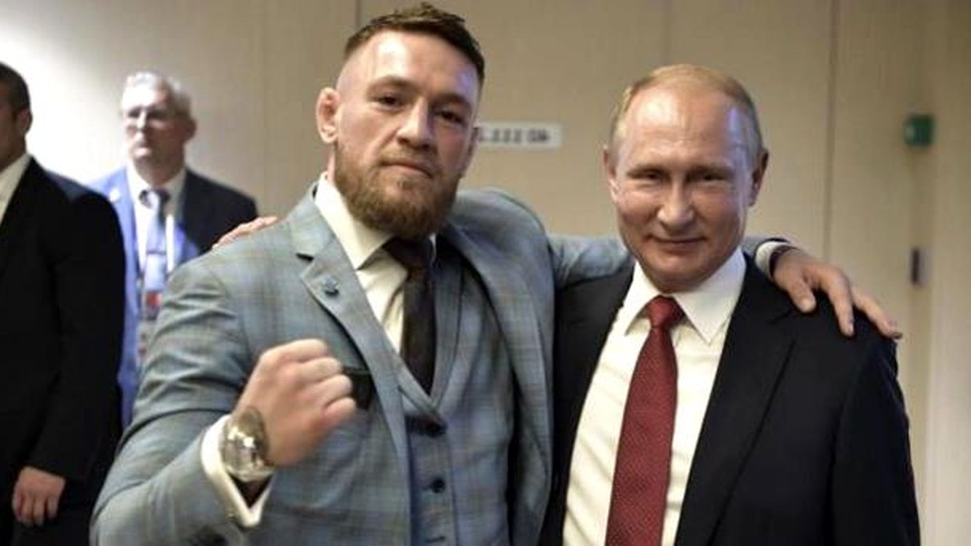 Întâlnire de gradul 0, Putin – McGregor! Bodyguarzii președintelui au sărit la luptătorul din UFC / VIDEO