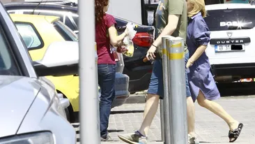 VIDEO EXCLUSIV Simona Gherghe şi-a ”alergat” soţul printre rafturi, iar noi am filmat!