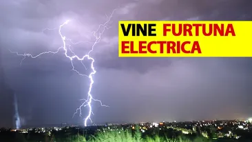 ANM anunță 11 ore extreme! Vine furtuna electrică în România