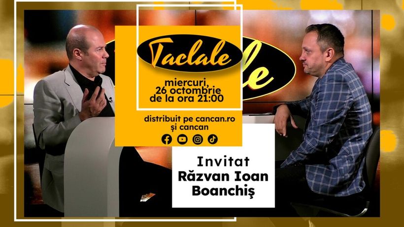 Seria a doua a podcastului Taclale, prezentat de jurnalistul Liviu Chiriță, revine pe pagina de YouTube CANCAN.ro, joi, 26 octombrie, ora 21.00!