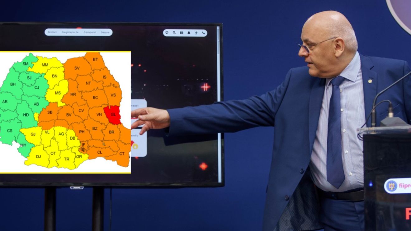 E cod roşu în Galaţi! Pregătiri pentru evacuarea populaţiei. Anunţul oficial făcut de Raed Arafat