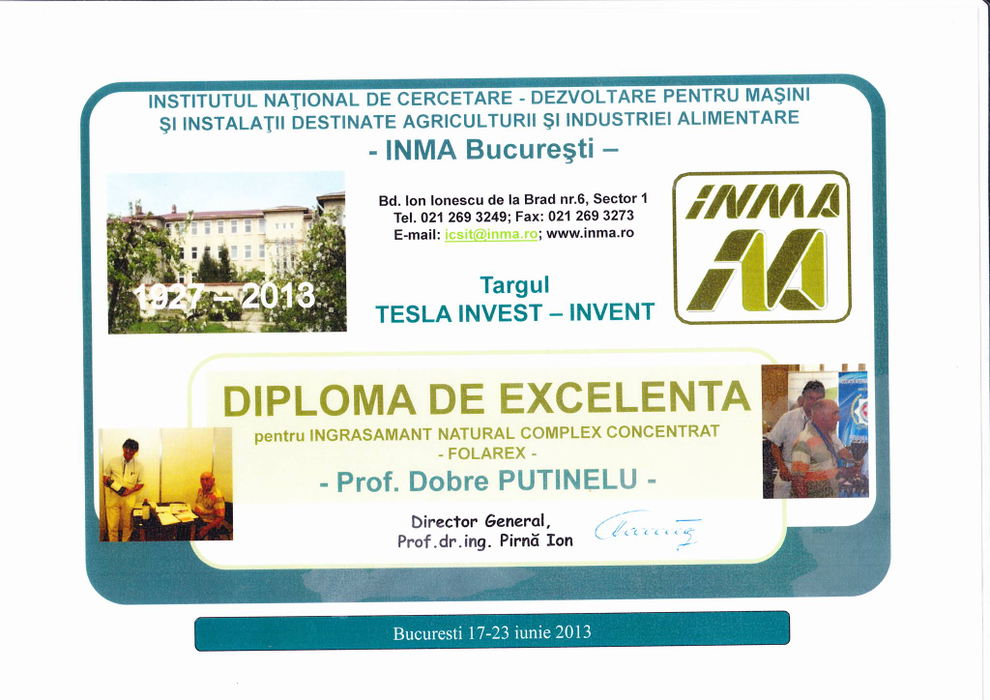 Diplomele au curs pentru invenția profesorului oltean