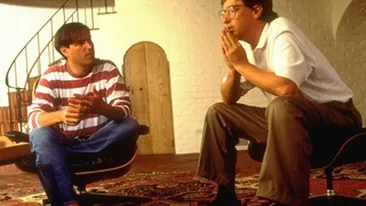 Fotografie rara! O imagine de pus in rama cu Steve Jobs si Bill Gates de acum 20 de ani!