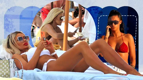 TOP 30 de vedete care nu lasă telefonul din mână nici măcar la plajă! Bianca Drăguşanu, Antonia sau Iuliana Pepene au pus ţara la cale din poziţii provocatoare