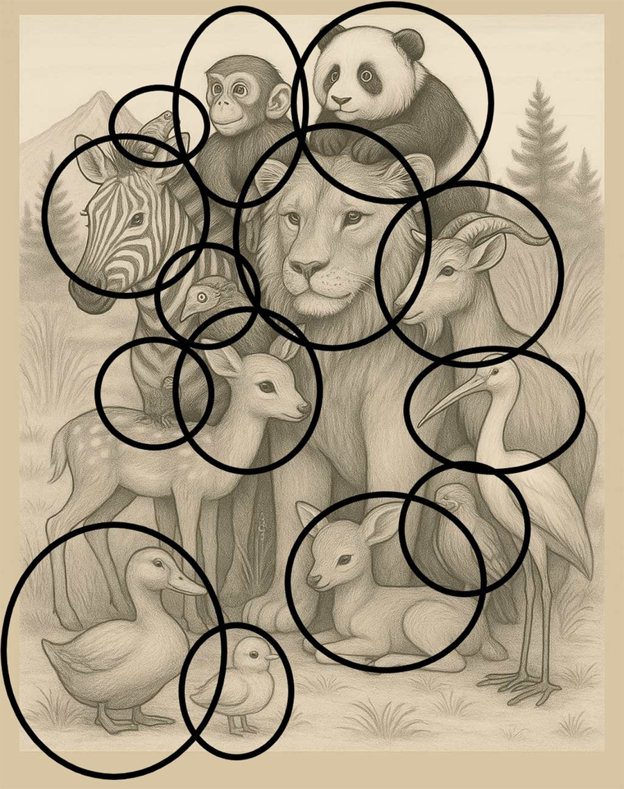 Test de inteligență | Câte animale sunt, de fapt, în această imagine? 